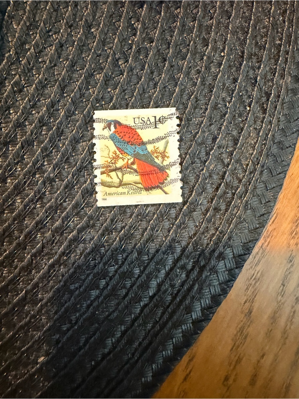 Vintage 1996 American Krestet 1 Cent Canceled Stamp